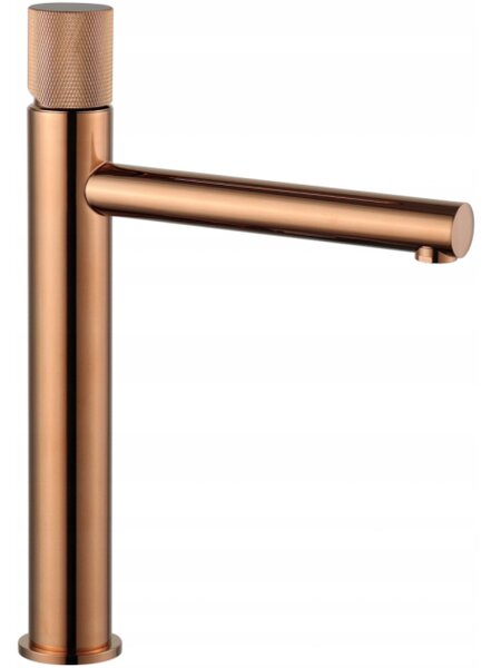 Mexen Elba One rubinetto lavabo alto, oro rosa - 74111-60