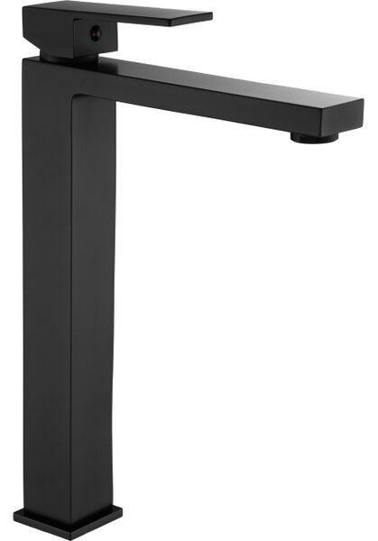 Mexen Uno rubinetto lavabo alto, nero - 71410-70