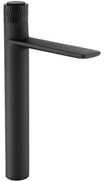 Mexen Zero+ rubinetto lavabo alto, nero - 71610-70