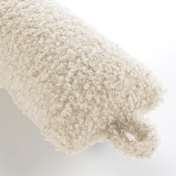 Paraspifferi per porta color crema 10x80 cm Wooly – douceur d'intérieur