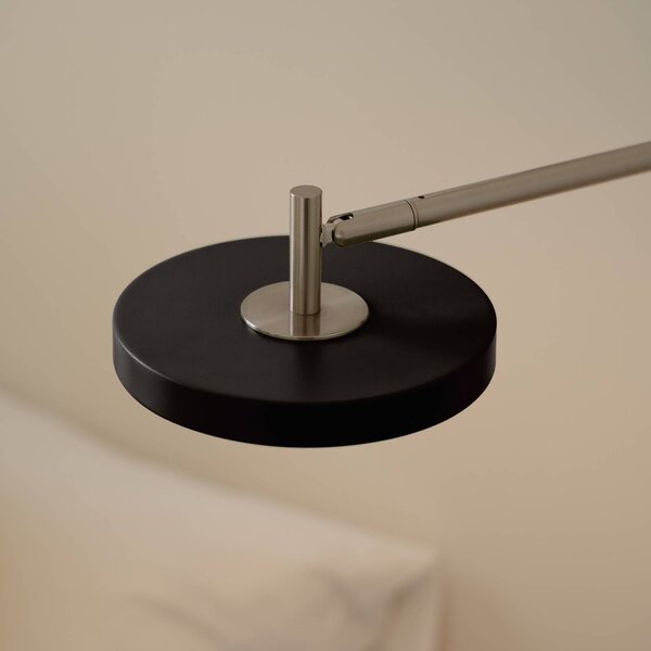 UMAGE Applique da parete di design Asteria Long, dimmerabile, Nero, Camera da letto, Metallo, Design, Applique