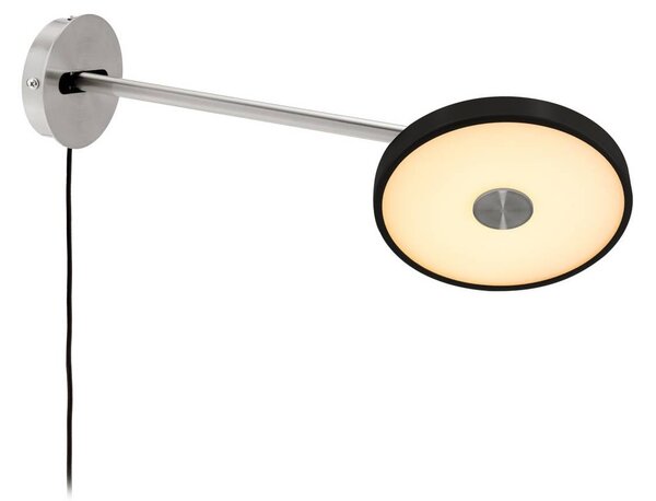 UMAGE Applique da parete di design Asteria Long, dimmerabile, Nero, Camera da letto, Metallo, Design, Applique