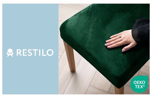 Coprisedia verde con rivestimento elastico per sedie 48 cm Sento – Restilo