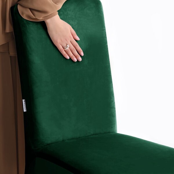 Coprisedia verde con rivestimento elastico per sedie 48 cm Sento – Restilo