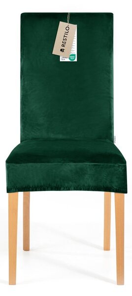 Coprisedia verde con rivestimento elastico per sedie 48 cm Sento – Restilo