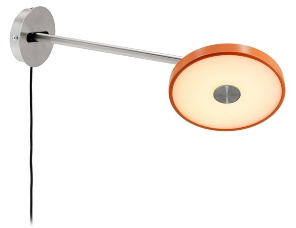UMAGE Applique da parete di design Asteria Long, dimmerabile, Giallo / Arancione, Camera da letto, Metallo, Design, Applique