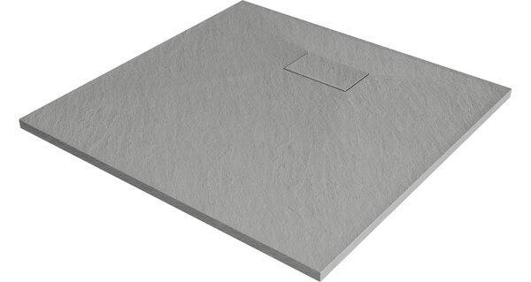Mexen Hugo piatto doccia quadrato SMC 80 x 80 cm, grigio - 42618080