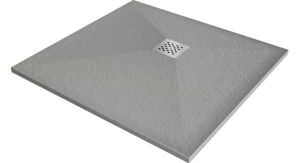 Mexen Stone+ piatto doccia composito quadrato 70 x 70 cm, grigio-cemento - 44617070