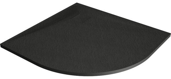 Mexen Bert piatto doccia semicircolare SMC 80 x 80 cm, nero - 4KR708080