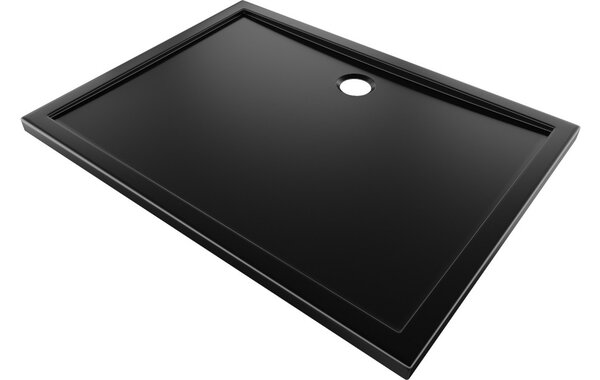 Mexen Flow piatto doccia rettangolare slim 90 x 75 cm, nero opaco - 46R707590