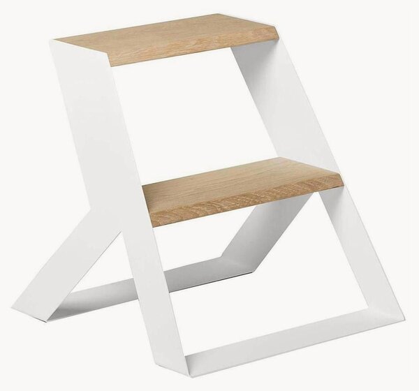 Sgabello con gradini in legno di quercia Split