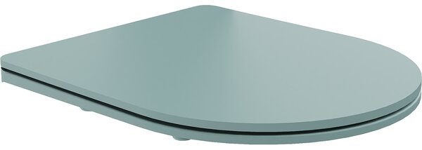 Mexen sedile WC a caduta lenta slim, duroplast, verde chiaro opaco - 39740048