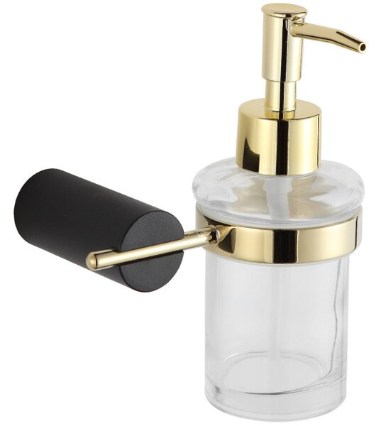 Mexen Aron dosatore per sapone, nero/oro - 70881388-57