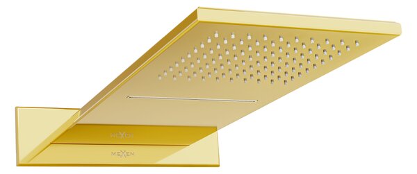 Mexen Waterfall soffione doccia slim 50 x 22 cm, dorato - 79190-50