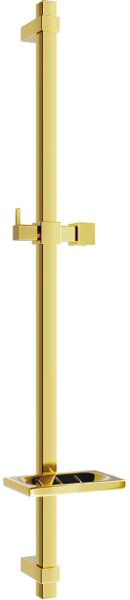 Mexen DQ asta doccia con portaspugna 80 cm, dorato - 79381-50