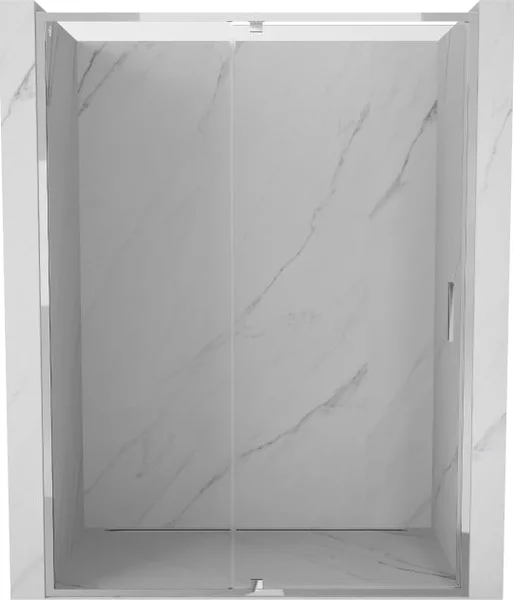 Mexen Exo porta doccia battente 160 cm, trasparente, cromo - 819-160-000-01-00