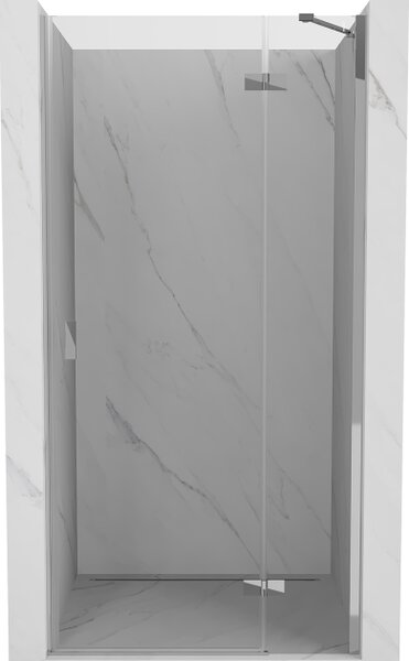 Mexen Mist-H porta doccia a battente destra 85 cm, trasparente, cromo - 8A5-085-000-01-00-P