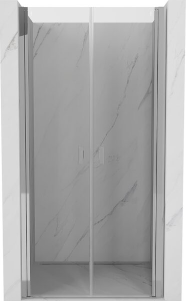 Mexen Mist porta doccia a battente 70 cm, trasparente, cromo - 8A7-070-000-01-00