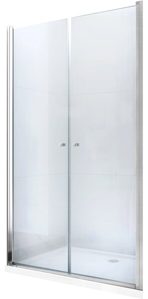 Mexen Texas porta doccia a battente 70 cm, trasparente, cromo - 880-070-000-01-00