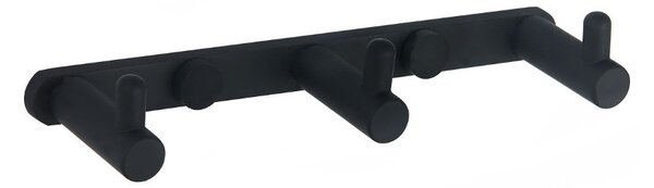Mexen gancio triplo per asciugamani, nero - 709163-70
