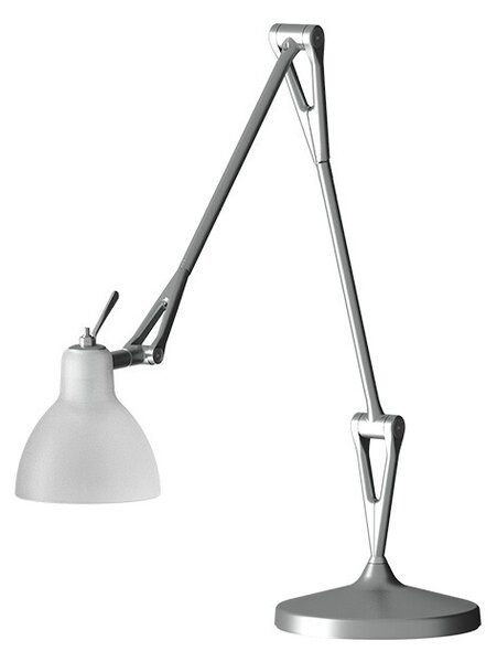 Rotaliana - Luxy T2 Lampada da Tavolo Alu/Bianco Opaco