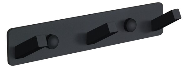Mexen triplo gancio per asciugamano, nero - 709173-70