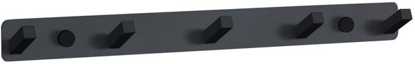 Mexen gancio per asciugamani con cinque supporti, nero - 709175-70