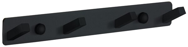 Mexen gancio quadruplo per asciugamano, nero - 709174-70