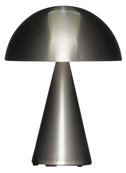 Hübsch Lampada da tavolo Mush, dimmerabile, Alluminio / Grigio / Zincato, Soggiorno / Sala da pranzo, Metallo, Design, Lampada da tavolo