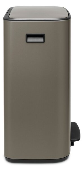 Bidone grigio in acciaio 60 l Bo - Brabantia