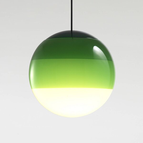 MARSET Lampada a sospensione Dipping Light, dimmerabile, Verde, Soggiorno / Sala da pranzo, Vetro, Design, Lampada a sospensione