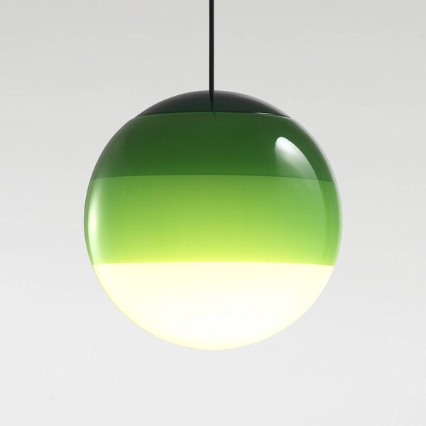 MARSET Lampada a sospensione Dipping Light, dimmerabile, Verde, Soggiorno / Sala da pranzo, Vetro, Design, Lampada a sospensione