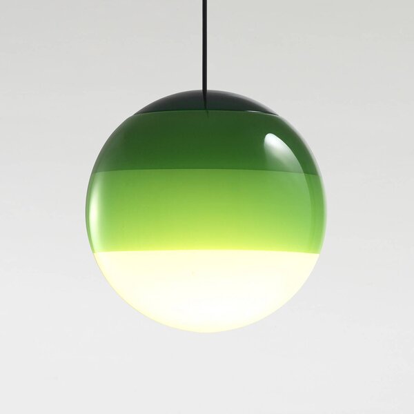 MARSET Lampada a sospensione Dipping Light, dimmerabile, Verde, Soggiorno / Sala da pranzo, Vetro, Design, Lampada a sospensione