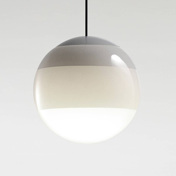 MARSET Lampada a sospensione Dipping Light, dimmerabile, Bianco / Opale, Soggiorno / Sala da pranzo, Vetro, Design, Lampada a sospensione
