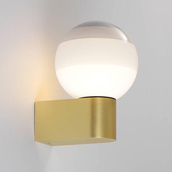 MARSET Applique da parete di design Dipping Light A1, dimmerabile, Ottone / Oro, Soggiorno / Sala da pranzo, Metallo, Design, Applique