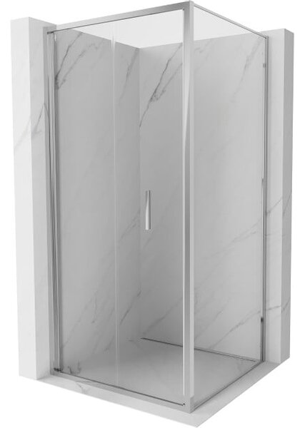 Mexen Exo cabina doccia pieghevole 85 x 85 cm, trasparente, cromo - 816-085-085-01-00