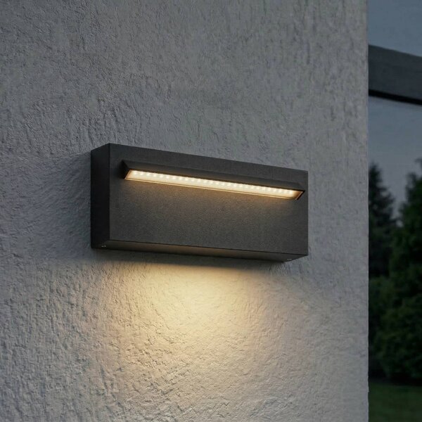 Applique da esterni a LED Joril Lucande, Nero, Alluminio, Moderno, Applique LED da esterni