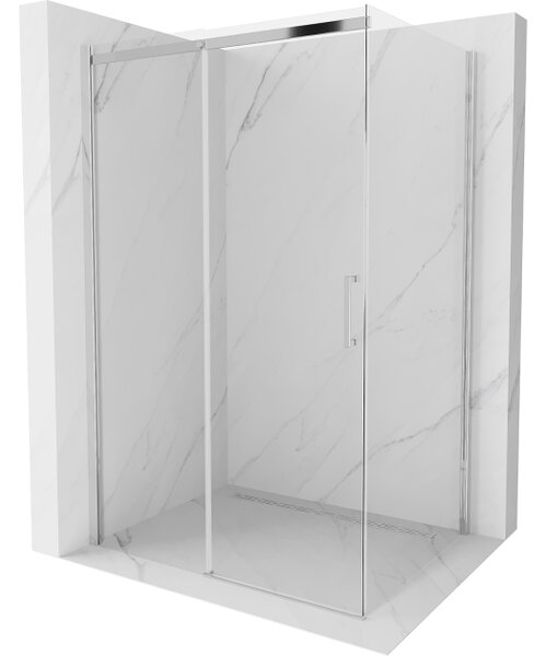 Mexen Omega cabina doccia scorrevole 100 x 70 cm, trasparente, cromo - 825-100-070-01-00