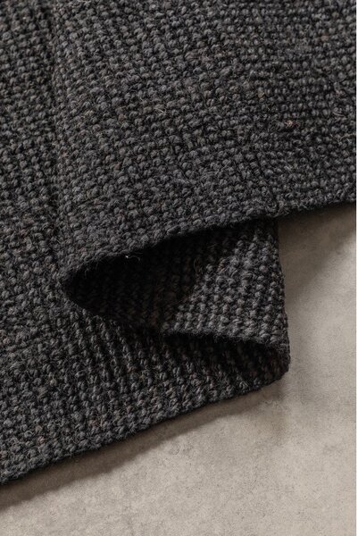 Tappeto nero in iuta 190x280 cm Bouclé – Hanse Home