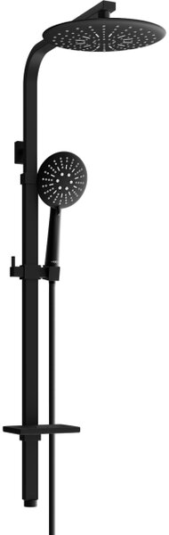 Mexen Q67 colonna doccia, nera - 798676795-70