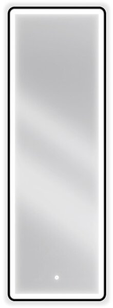 Mexen Coro specchio da bagno retroilluminato 50 x 150 cm, LED 6000K, antiappannamento, cornice nera - 9817-050-150-611-70
