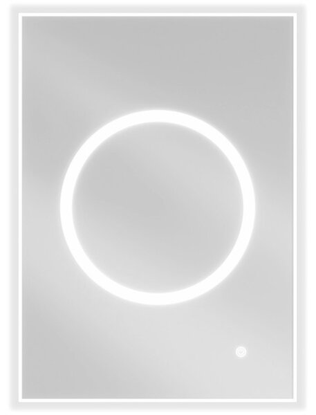 Mexen Koga specchio da bagno retroilluminato 50 x 70 cm, LED 6000K, antiappannamento - 9821-050-070-611-00