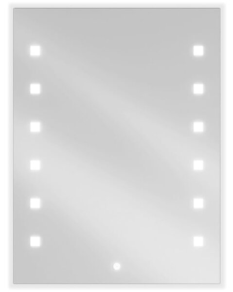Mexen Ner specchio da bagno retroilluminato 60 x 80 cm, LED 6000K, antiappannamento - 9809-060-080-611-00