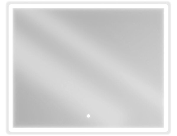 Mexen Navia specchio da bagno retroilluminato 100 x 80 cm, LED 6000K, antiappannamento - 9803-100-080-611-00