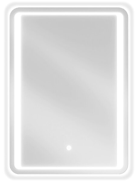 Mexen Zusa specchio da bagno retroilluminato 50 x 70 cm, LED 6000K, anti-appannamento - 9808-050-070-611-00