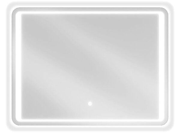 Mexen Zusa specchio da bagno retroilluminato 80 x 60 cm, LED 6000K, antiappannamento - 9808-080-060-611-00