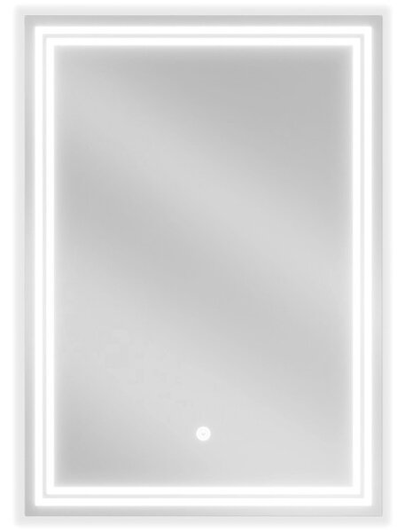 Mexen Taco specchio da bagno retroilluminato 50 x 70 cm, LED 6000K, antiappannamento - 9805-050-070-611-00