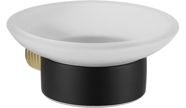 Mexen Base portasapone, nero/oro - 7088239-57