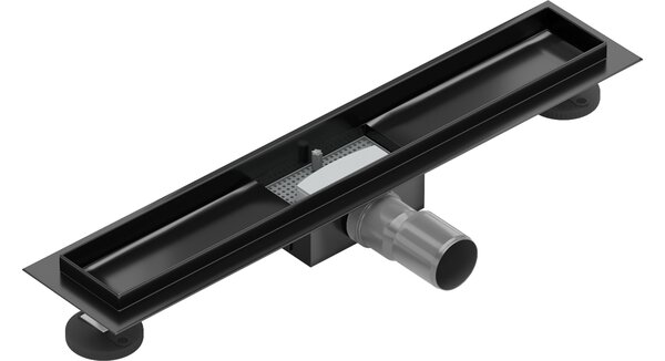 Mexen Flat corpo per scarico lineare 60 cm, nero - 1715060