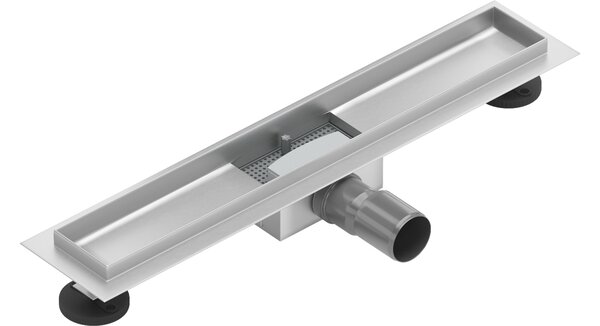 Mexen Flat corpo per scarico lineare 60 cm, inox - 1015060